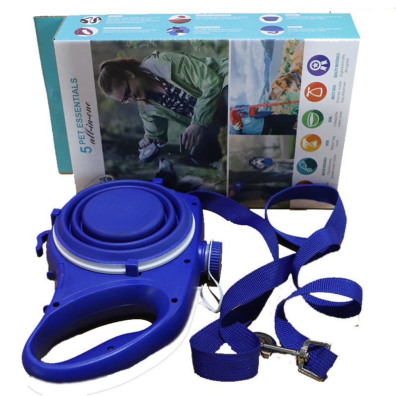3-Piece Dog Walking Set with Bottle & Rope