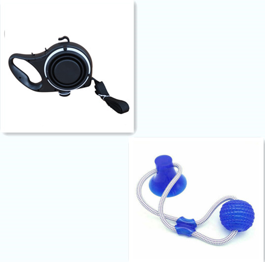 3-Piece Dog Walking Set with Bottle & Rope